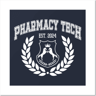 Custom College Pharmacy Tech Graduation 2024 Posters and Art